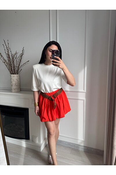 MSY WOMEN'S MINI CORAL BALLOON SKIRT WOMEN'S MINI BALLOON SKIRT