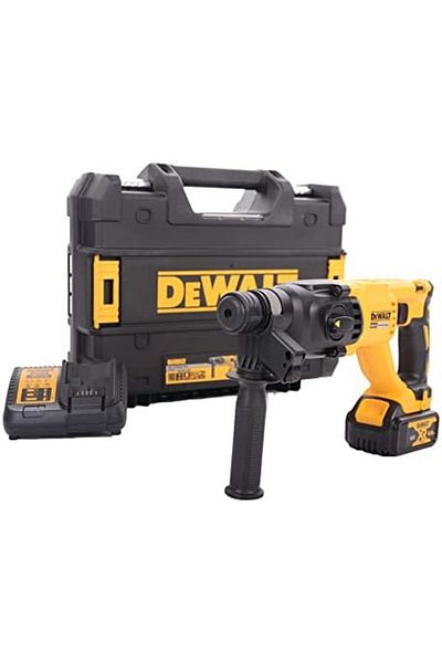 Dewalt 18V 26mm Brushless SDS+ Hammer, Yellow/Black, DCH133M1-GB, 3 Year Warranty
