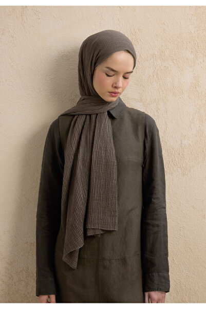 Fresh Modal Krinkil Shawl Smoke