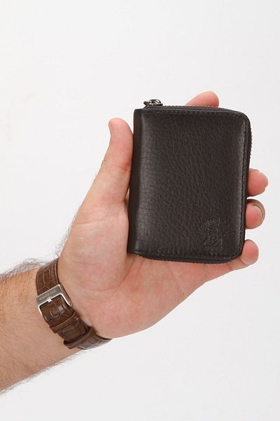 Newish Polo Men's Genuine Leather Wallet and Card Holder - Black