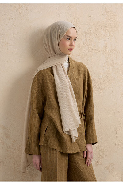 Fresh Modal Checkered Shawl Stone