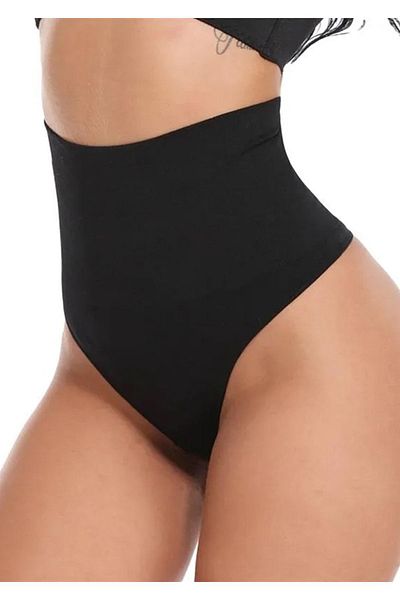 Motto10 butik Black Silicone High Waist String Corset