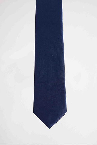 Tudors 3 Pack Plain Slim Navy Blue Men's Tie
