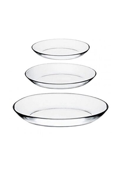 Paşabahçe 96501 Invitation Tabak Seti 3 Lü Orjin. Kutulu