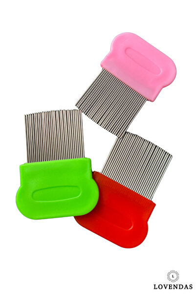 Lovendas Metal Lice Comb Fine Toothed Stainless Steel