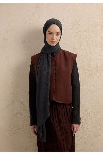 Fresh Modal Krinkil Shawl Smoked