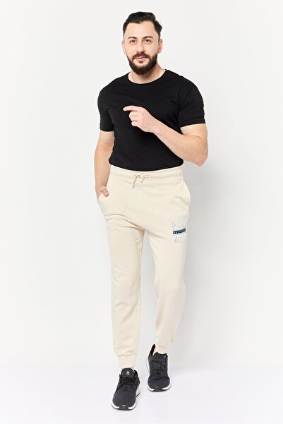 PAUL FRANK Men Regular Fit Solid Jogger Pants, Beige