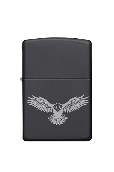 nesnelgift Kartal Motifli Metal Benzinli Çakmak