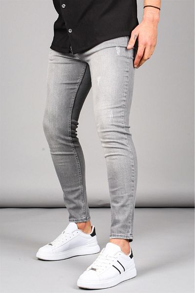 Madmext Super Skinny Fit Smoked Jeans Mdx9006
