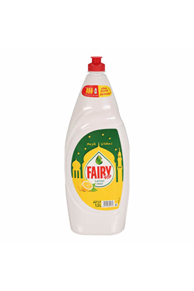 Fairy سائل تنظيف الأطباق برائحة الليمون 1.5 لتر