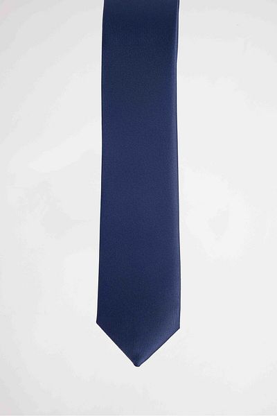 Tudors 5 Pack Plain Slim Navy Blue Men's Ties
