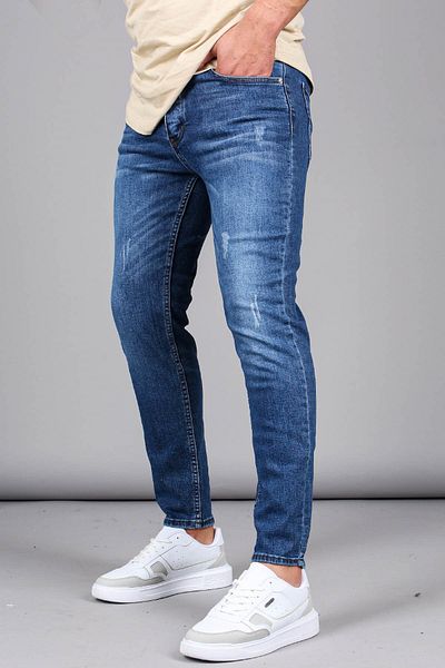 Madmext Világoskék Skinny Fit Jean T6315
