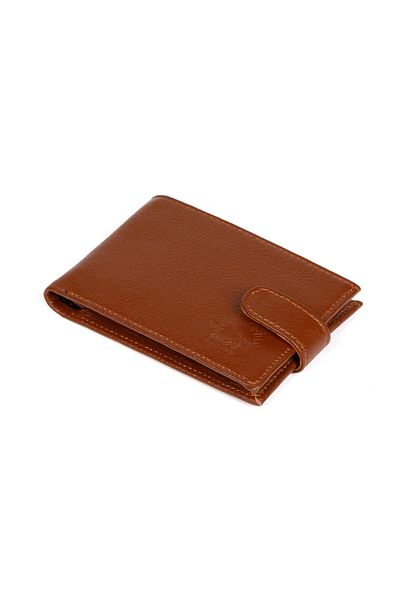 Newish Polo Men's Genuine Leather Wallet and Card Holder – Tan