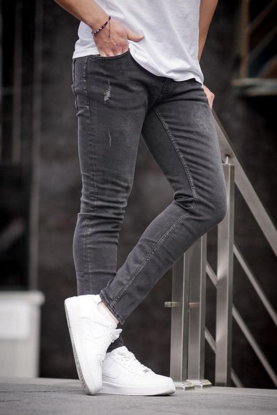 Madmext Smoked Slim fit pánské džíny 6867