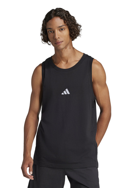 adidas M SL TANK           BLACK Siyah Erkek Atlet