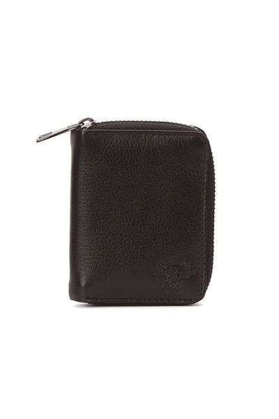 Newish Polo Men's Genuine Leather Wallet and Card Holder – Black