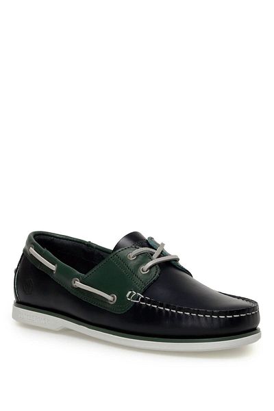 lumberjack 101345250 Navigator Bleumarin-Verde Bărbați Piele autentică A