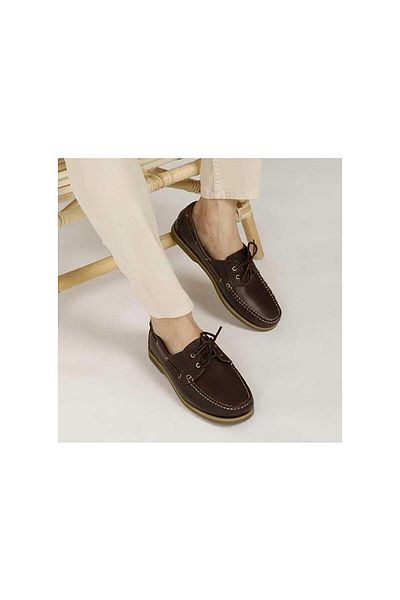 lumberjack Navigator Brown-Tan Men's Genuine Leather Shoes