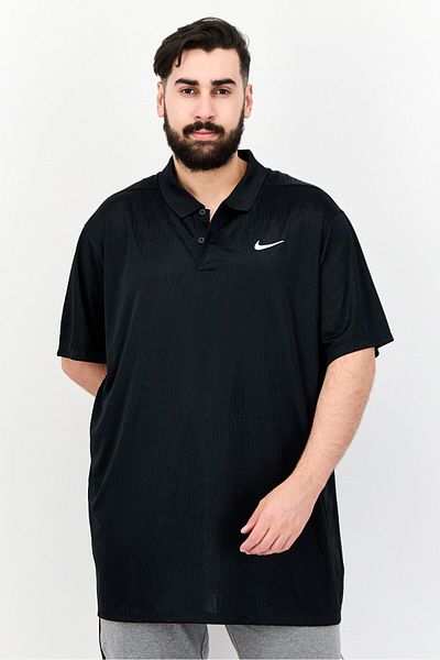 Nike Men Dri-fit Short Sleeves Outdoor Polo, Black
