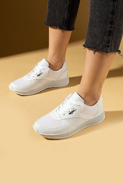 LANDSHOES Pantofi sport pentru mers pe jos, cu talpă confortabilă, cu șireturi, flexibile, ușoare