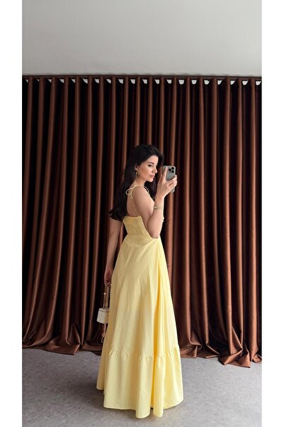 HAZELANNA Kötélszíj sárga ruha