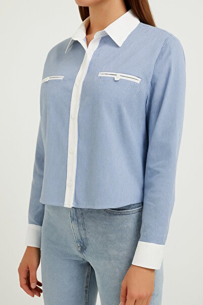 İKLİM LİFE Риза с плоски джобове