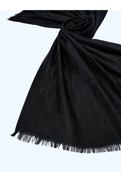 mim eşarp Işıl Silk - Şal de mătase caşmir cu model H 75x190 cm
