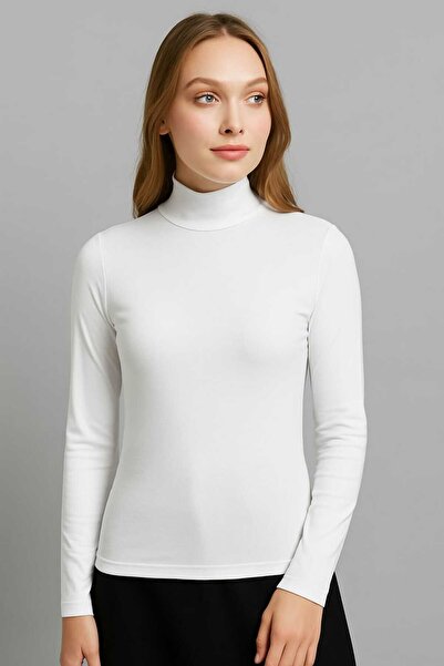 mf venessa Women's Quality Fabric Half Turtleneck Badi