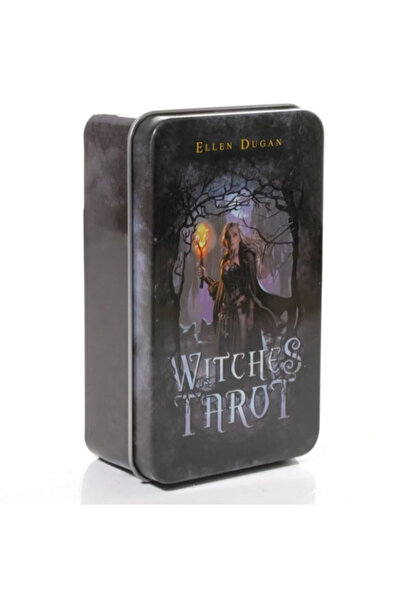DÜKKAN DESİGN Dükkan Design Metal Kutulu Tarot Kartları - Withches Tarot