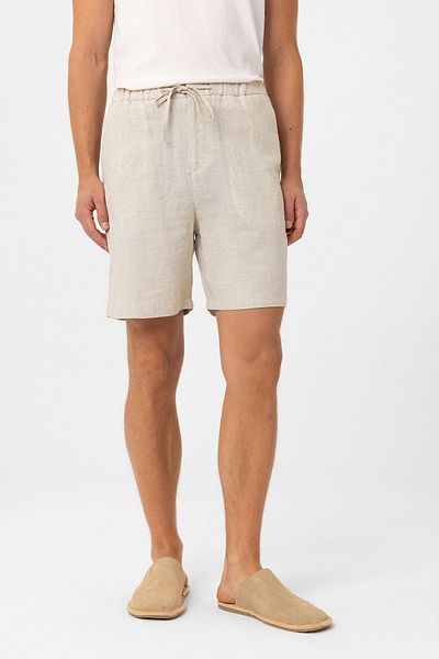 Antioch Stone Linen Blended Men's Shorts