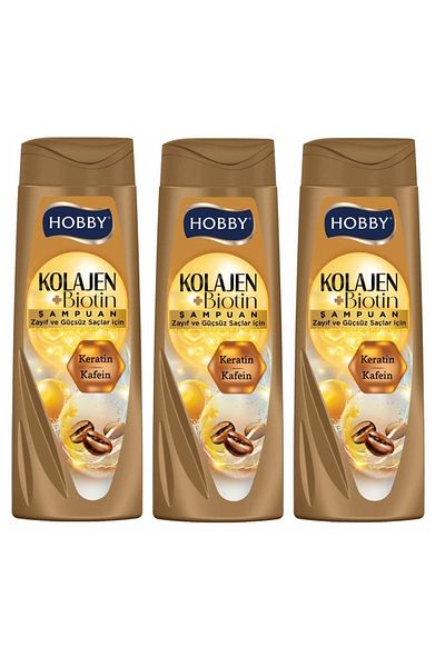 Koroplast Shampoo Keratin Caffeine Weak and Powerless Hair 480 ml X 3 Pcs