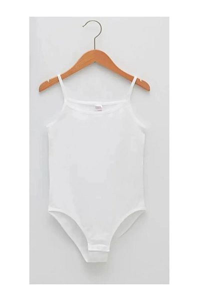 Anıt 6 Pieces Girl's Rope Strap Snap Body 92% Cotton 8 % Lycra