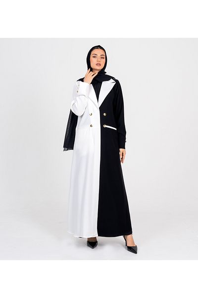 Rosette Abaya White-R-202515