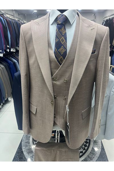 MASSARO Κοστούμι γιλέκο Slimfit