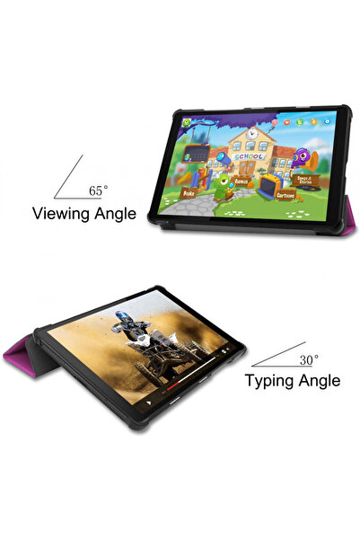 G Golden Case Smart cover tablet case, for Lenovo Tab M8 TB-8705 3rd Gen 8 inch, purple