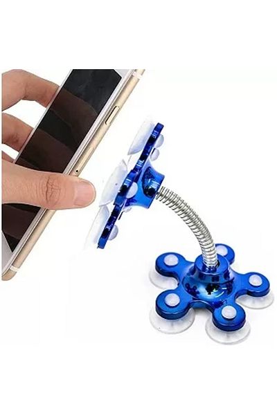 Generic 2pcs Dual Rotating Desktop Car Holder Blue