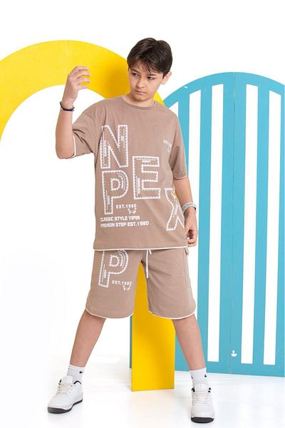tunays shopping Boy's Pocket Bottom Top Shorts Suit