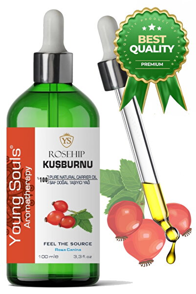 YOUNG SOULS Rosehip Carrier Oil ( Cold Pressed ) Kuşburnu Tohumu Bitkisel Taş...