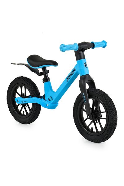 OEM Byox Nimbus Sky Blue 12 Inch Balance Bike, Wheels with Light Effects, Adjustable Seat