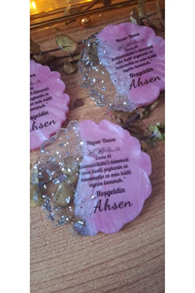 sevgiliatolyemm mutluluk getirmesi dileğiyle İSİMLİ-DUALI BEBEK MAGNET( GÜMÜŞ...