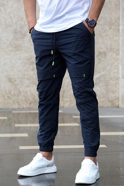 Madmext Basic Marineblauer Trainingsanzug 5412