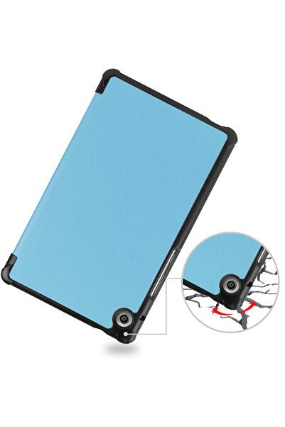 G Golden Case Husa Smart Cover compatibila cu Tableta Huawei MatePad T8 bleu