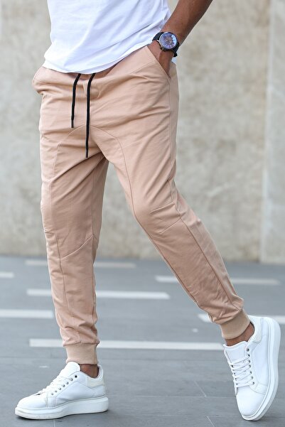 Madmext Ανδρική αθλητική φόρμα Mink με ελαστικά πόδια 4800