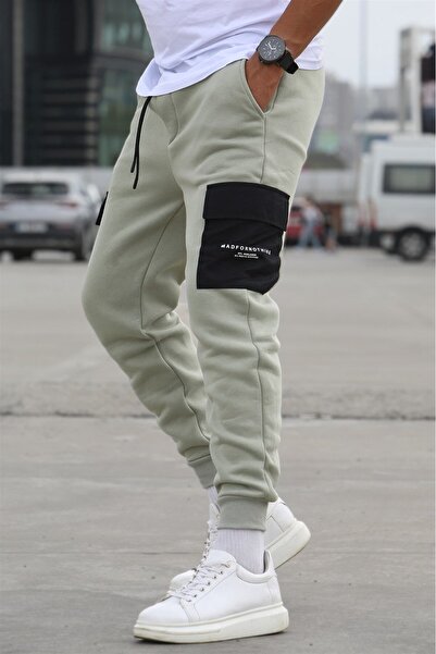 Madmext Mint Green Pocket Λεπτομερές Φούτερ 5475