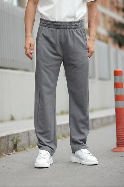 Madmext Geräucherte, entspannt geschnittene Herren-Jogginghose E6560