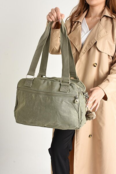 DUOMİNO Duomino Clinker Multi-Pocket Αδιάβροχη τσάντα ώμου με ανοιχτό βιζόν / τσάντα ώμου