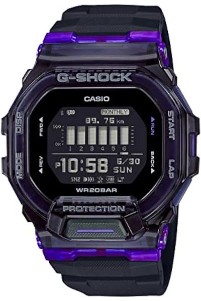Casio G-Shock GBD200SM-1A6 Black/Purple One Size