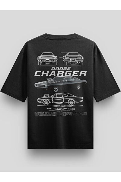 Arwen Fashion Dominic Toretto Dodge Charger Oversize T-shirt