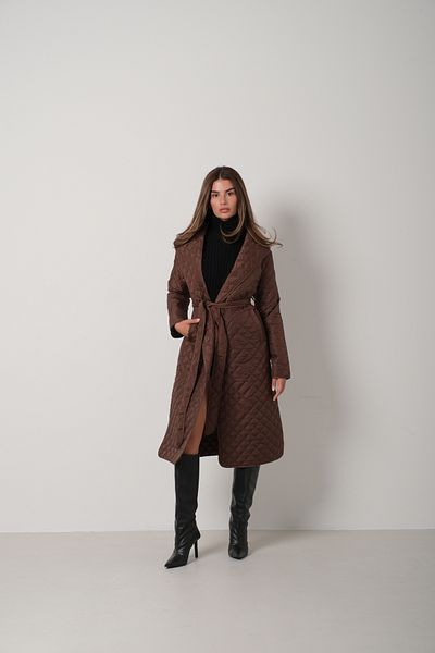 Black Fashion Trenci matlasat maro mărime maxi