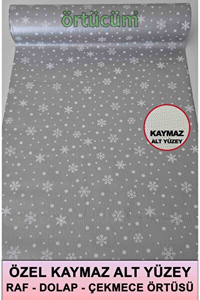 Örtücüm Kaymaz Kaydırmaz Pvc Dolap İçi Raf Örtüsü Buzdolabı Çekmece Kaymaz Ço...